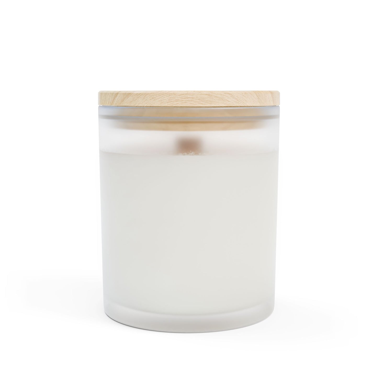 Quietly Lit Soy Candle — "When Words Fall Short" Frosted Glass 11oz