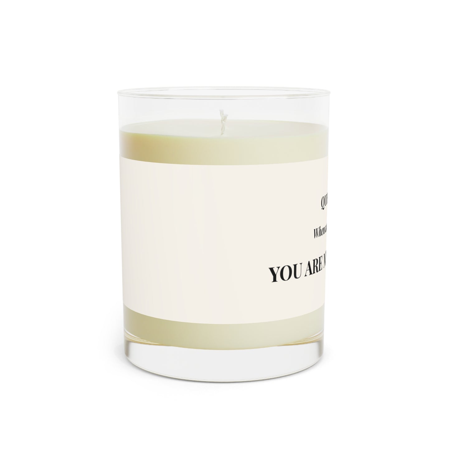 Scented Candle — “You Are My Safe Place” Glass 11oz